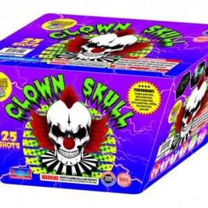 CLOWN SKULL  25 SHOTS (CASE) 4/1