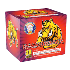 RAZORBACK 30 SHOTS (CASE) 12/1