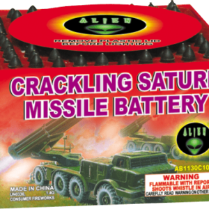 100 SHOT SATURN MISSILE BATTERY CRACKLING (CASE) 30/1