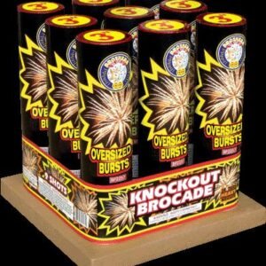 KNOCKOUT BROCADE 9 SHOT (500 GRAM) (CASE) 2/1