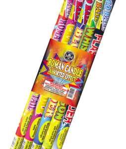 ROMAN CANDLES 5 ASSORTED EFFECTS (CASE) 36/5